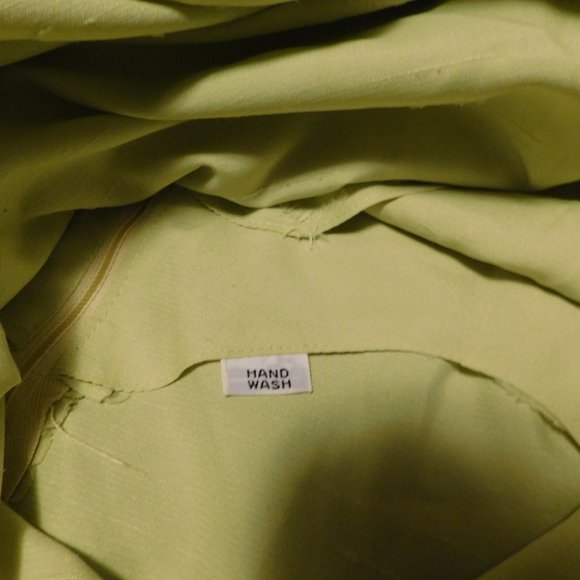 VINTAGE Mini Dress Light Green Miss Couture size S - Picture 10 of 10